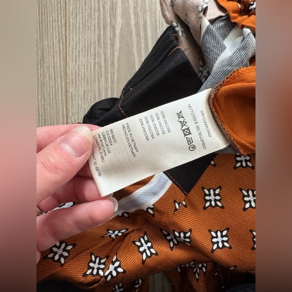 Anthropologie Maeve Printed Pleated A-Line Culottes - Picture 5 of 5